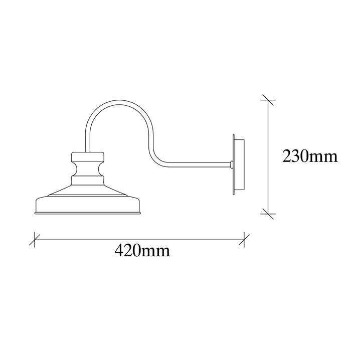 Opviq Berceste - 182BLACK-A Lámpara de pared industrial negra Opviq Berceste - 182BLACK-A Lámpara de pared industrial negra
